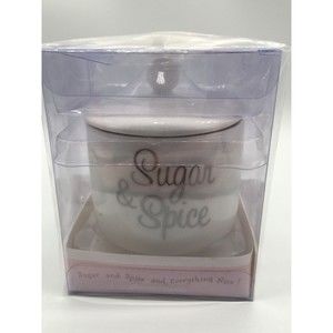Kate Aspen Ceramic “Sugar & Spice and Everything Nice” SUGAR BOWL New in Box